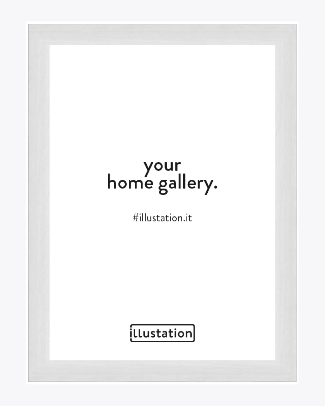 Wooden frame, white color - various sizes