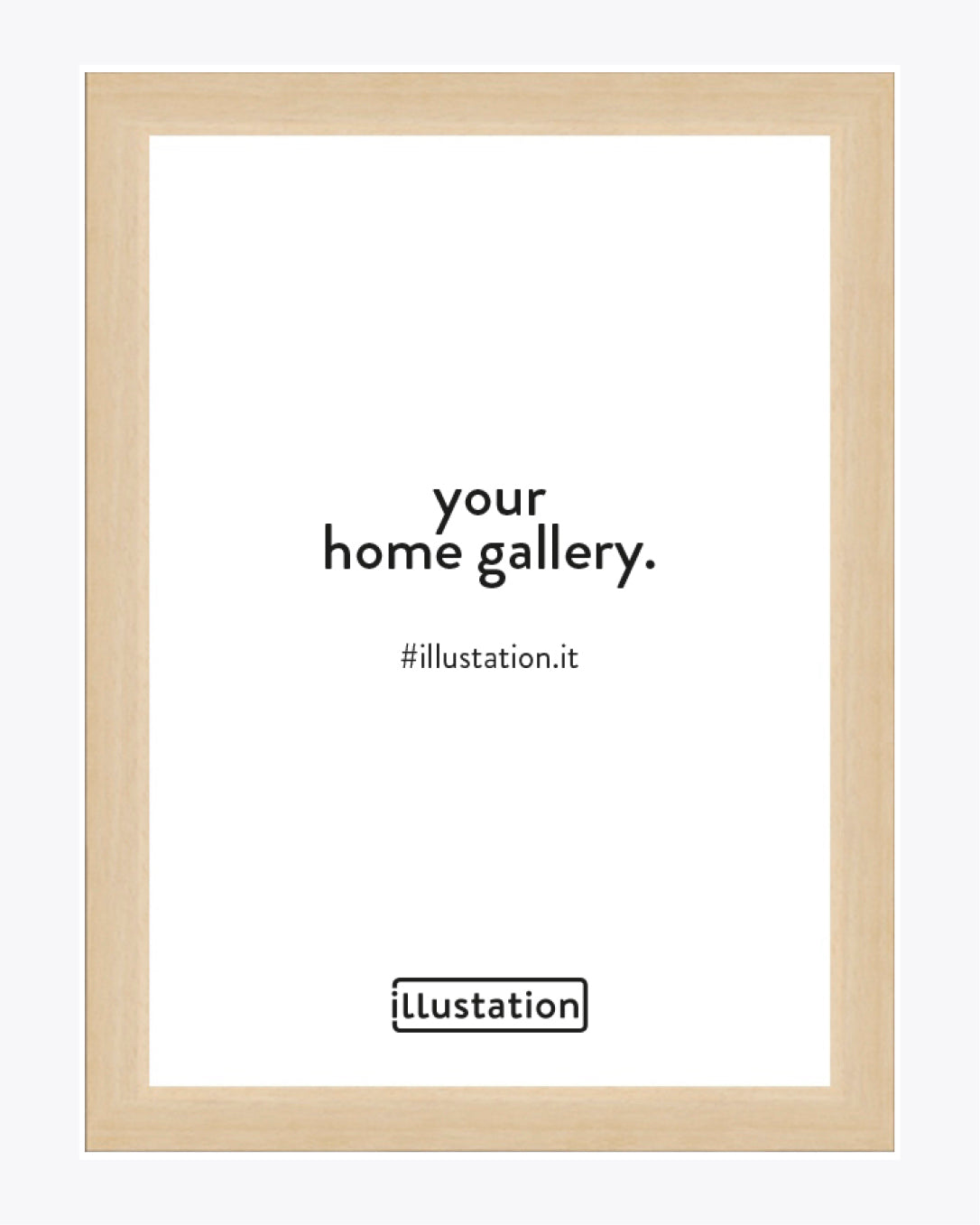 Cornice in legno, colore naturale - vari formati
