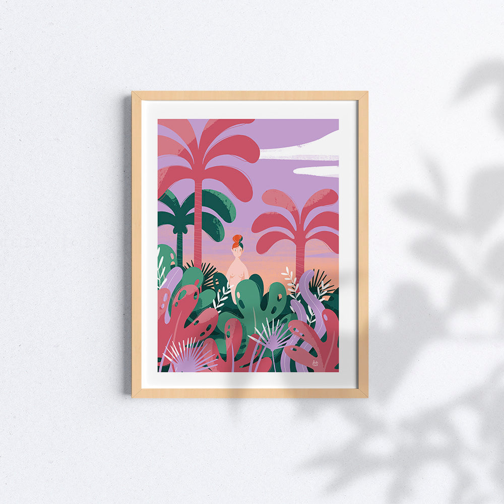 Nude in the jungle
