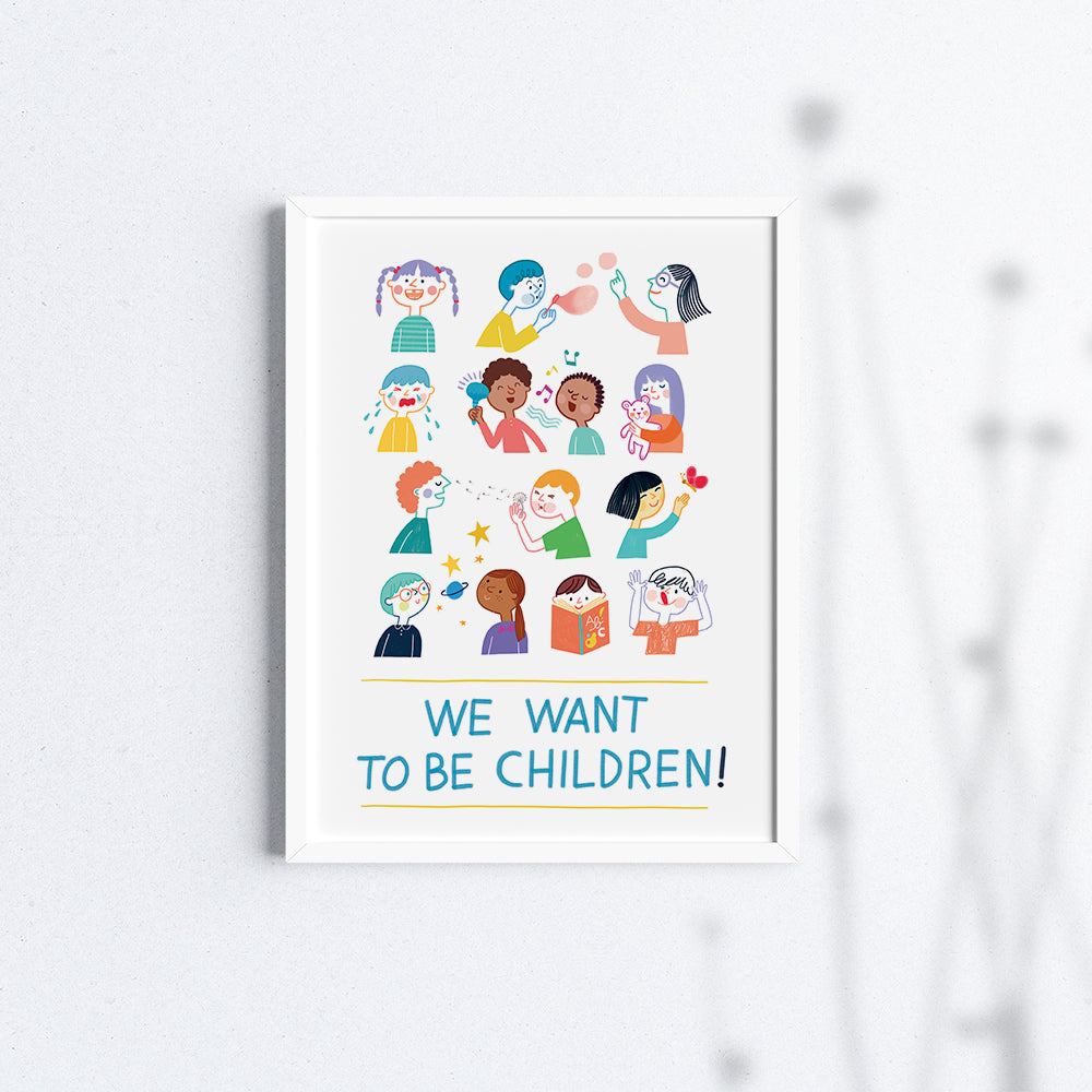 We want to be children