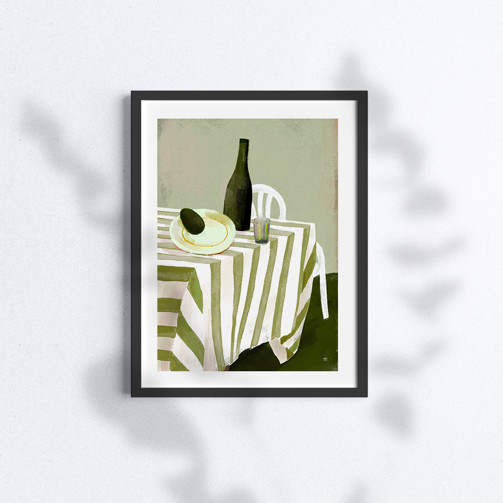 Still life con avocado