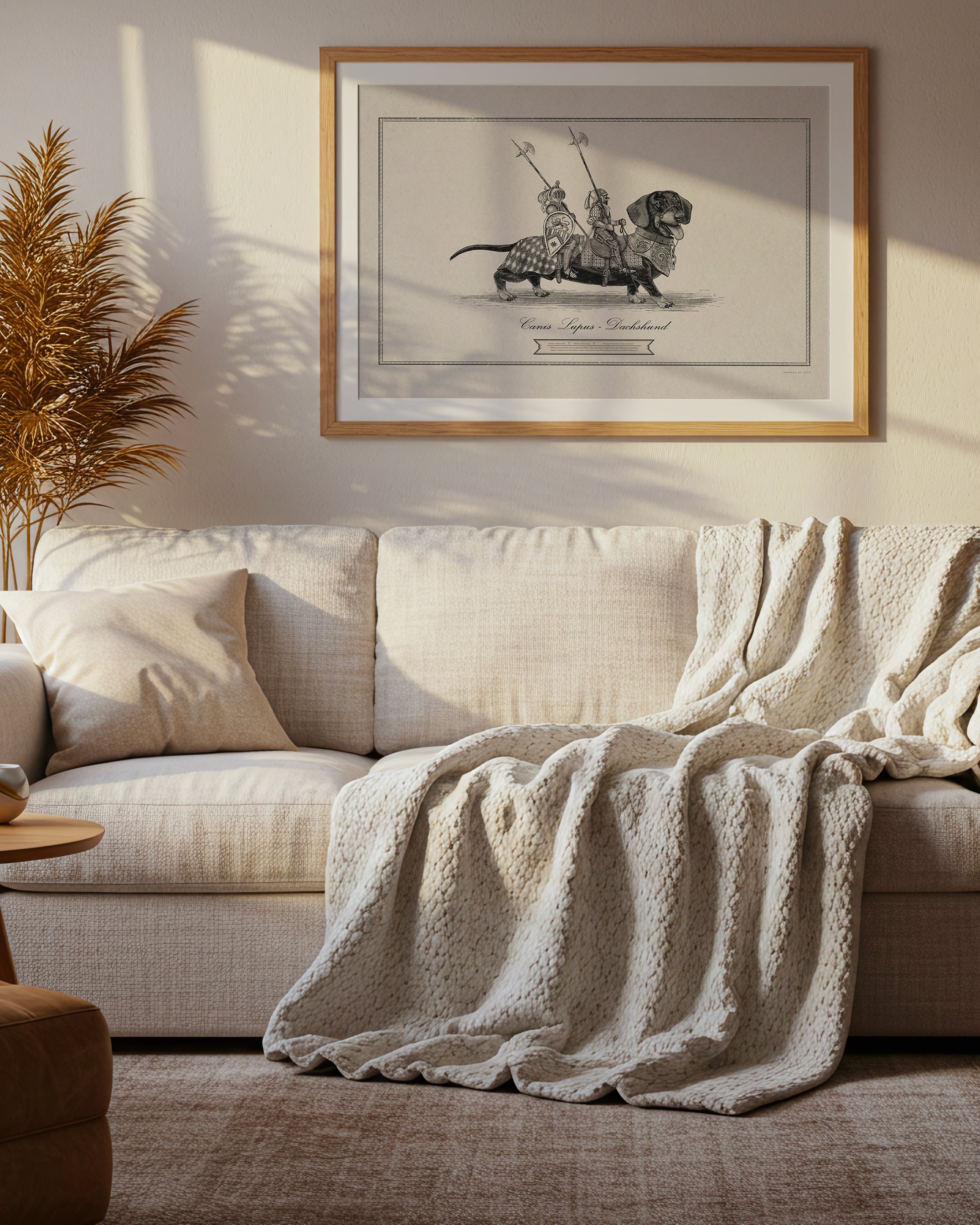 Cavaliere su Bassotto