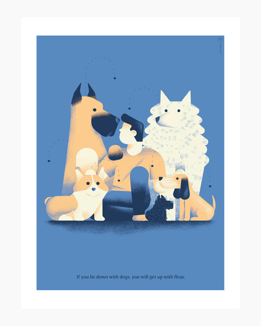 If you lie down with dogs