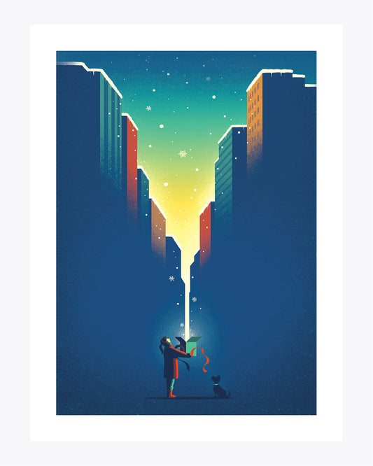 Stampa in fine art "City in a box" di Davide Bonazzi.