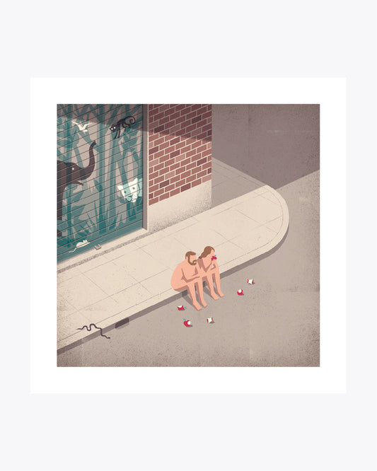 "Eden" illustrazione di Davide Bonazzi.