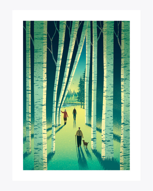 "Into A New Life" illustrazione di Davide Bonazzi.