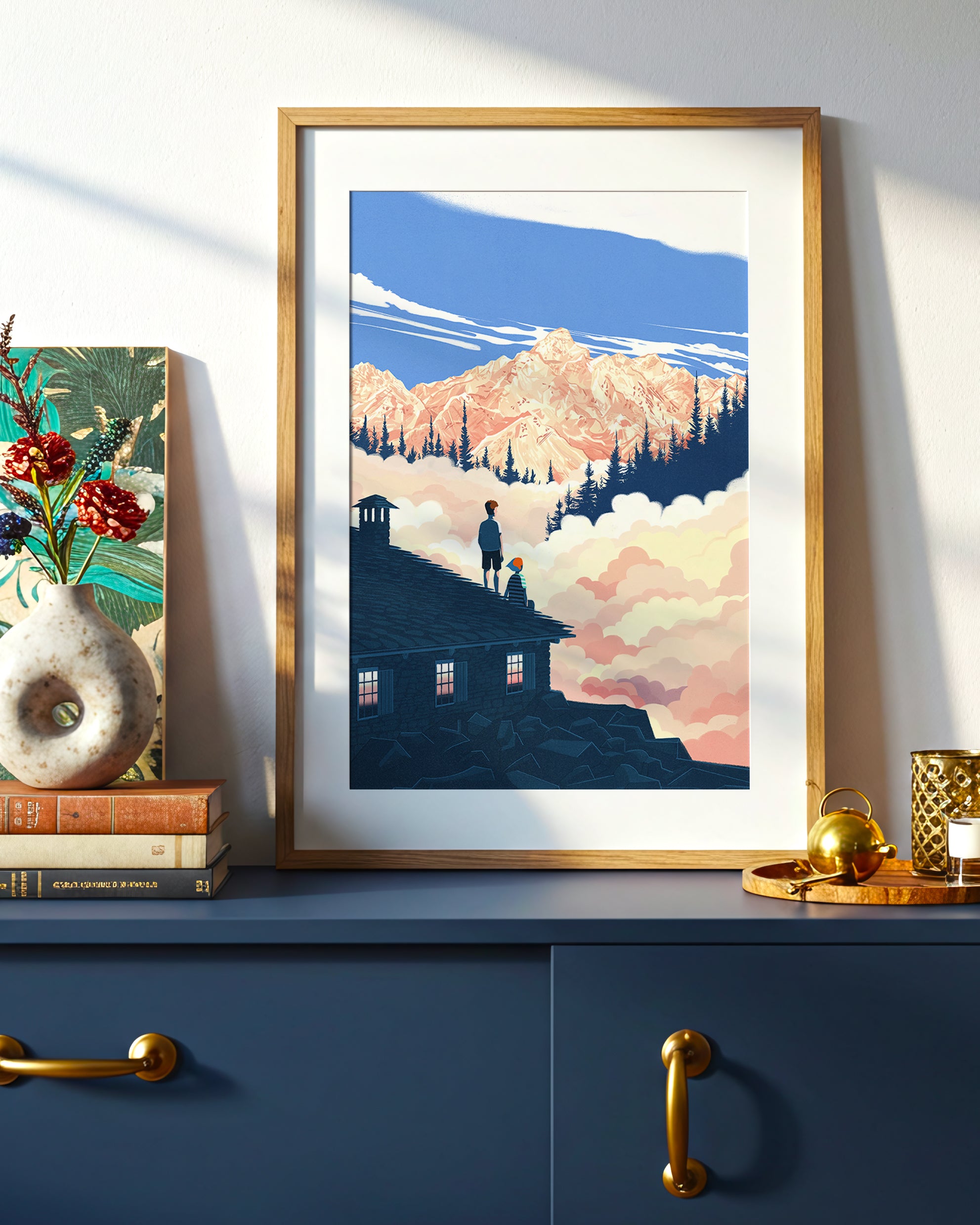 Summer in a mountain hut