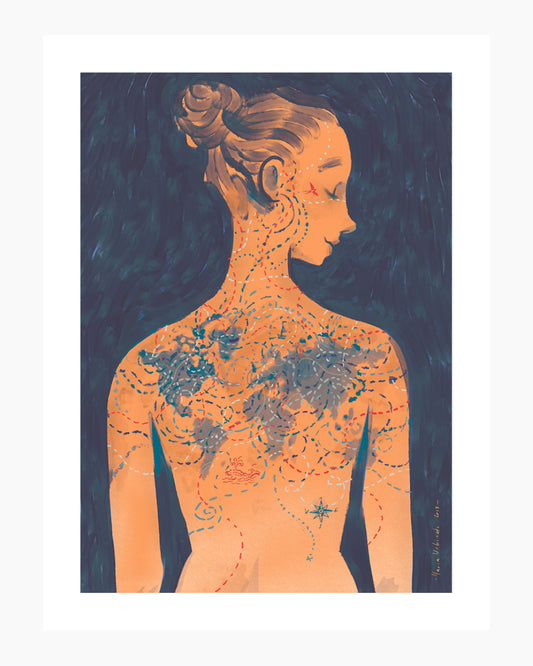 "Gaia" poster in fine art di Ilaria Urbinati