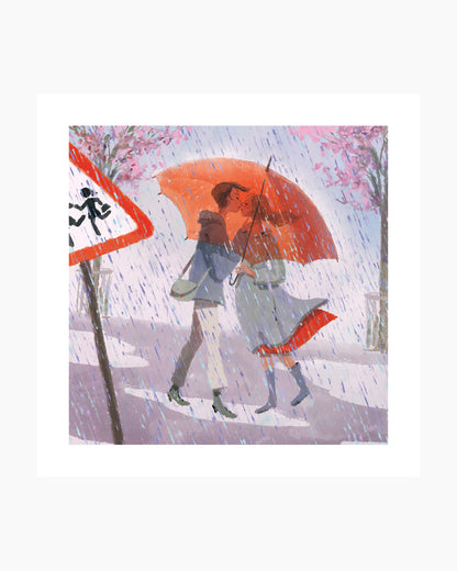 "Il pathos delle cose" illustrazione di Ilaria Urbinati in fine art print.