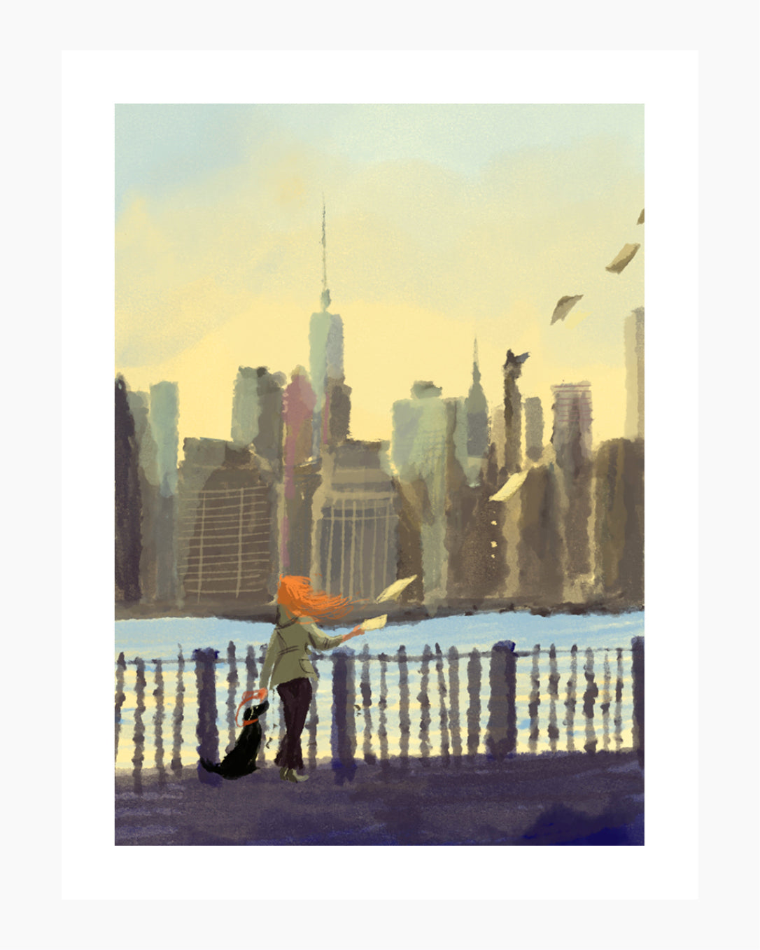 Illustrazione "Letters from New York" di Ilaria Urbinati.