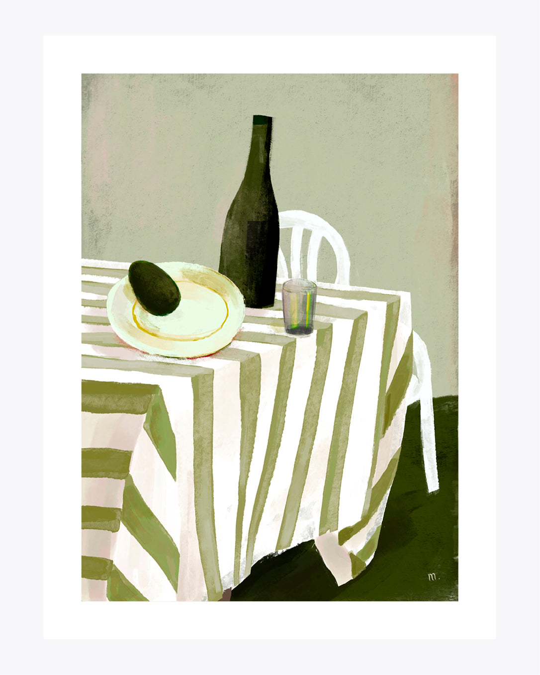 Still life con avocado