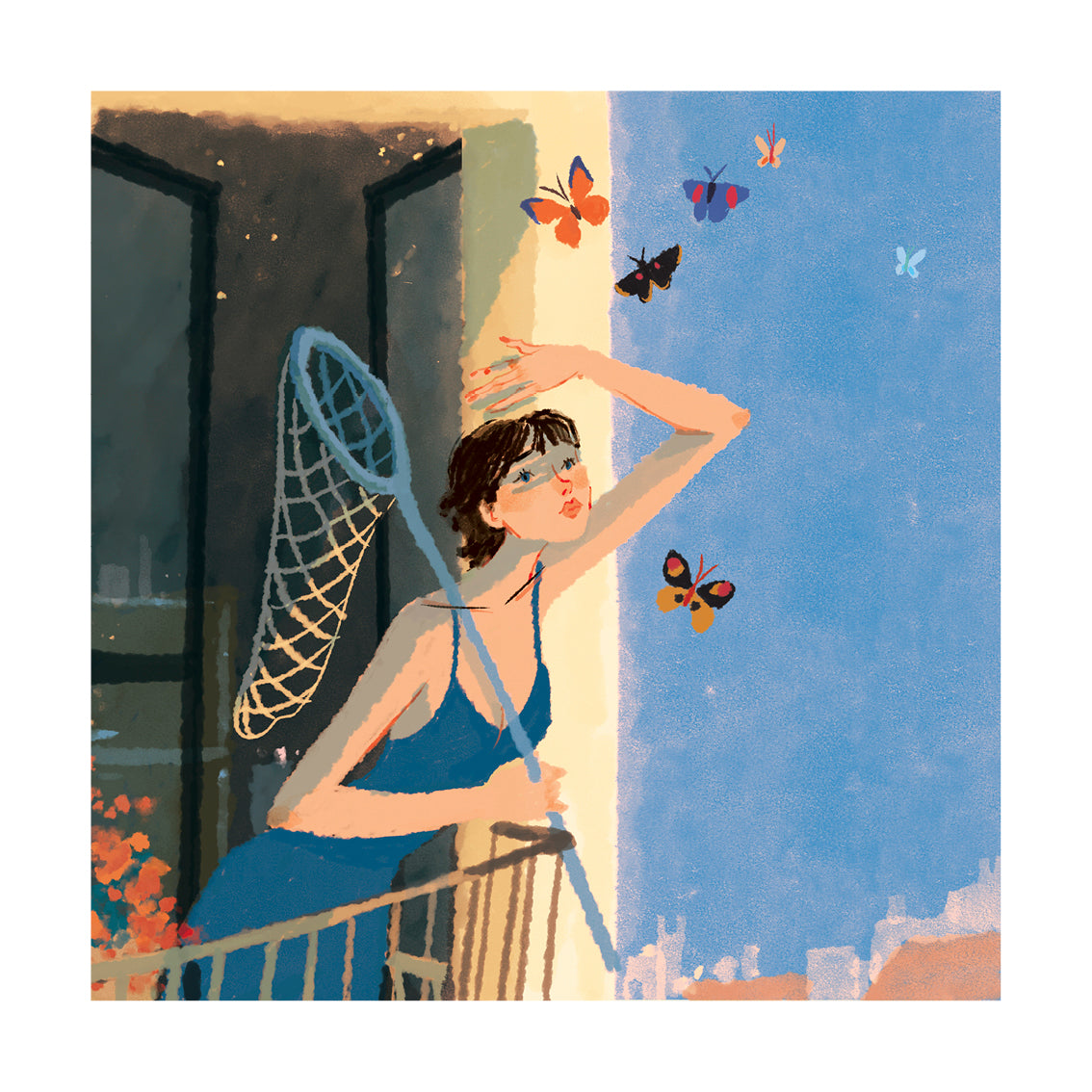 Catching butterflies