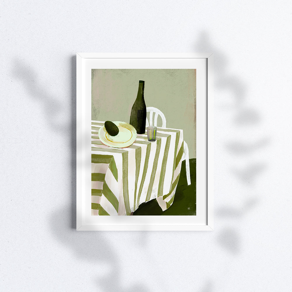 Still life con avocado