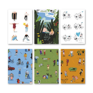 Silvia Marinelli - Set of 6 cards size 13 x 18 cm