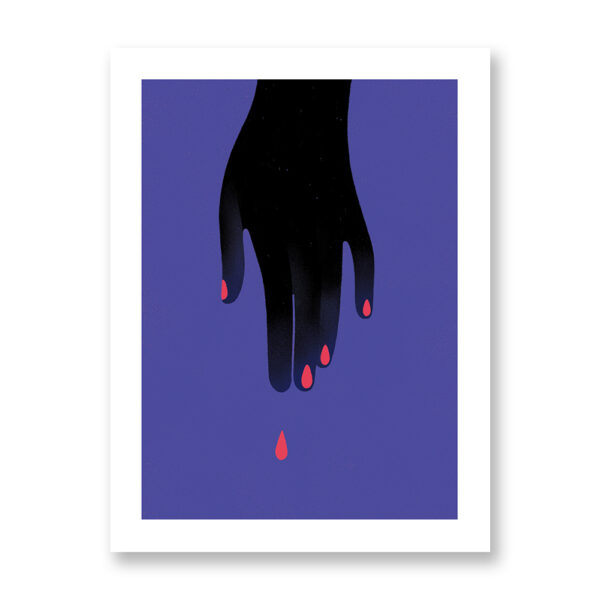 Violence Against Women - illustrazione di Chiara Ghigliazza, Stampa Fine Art